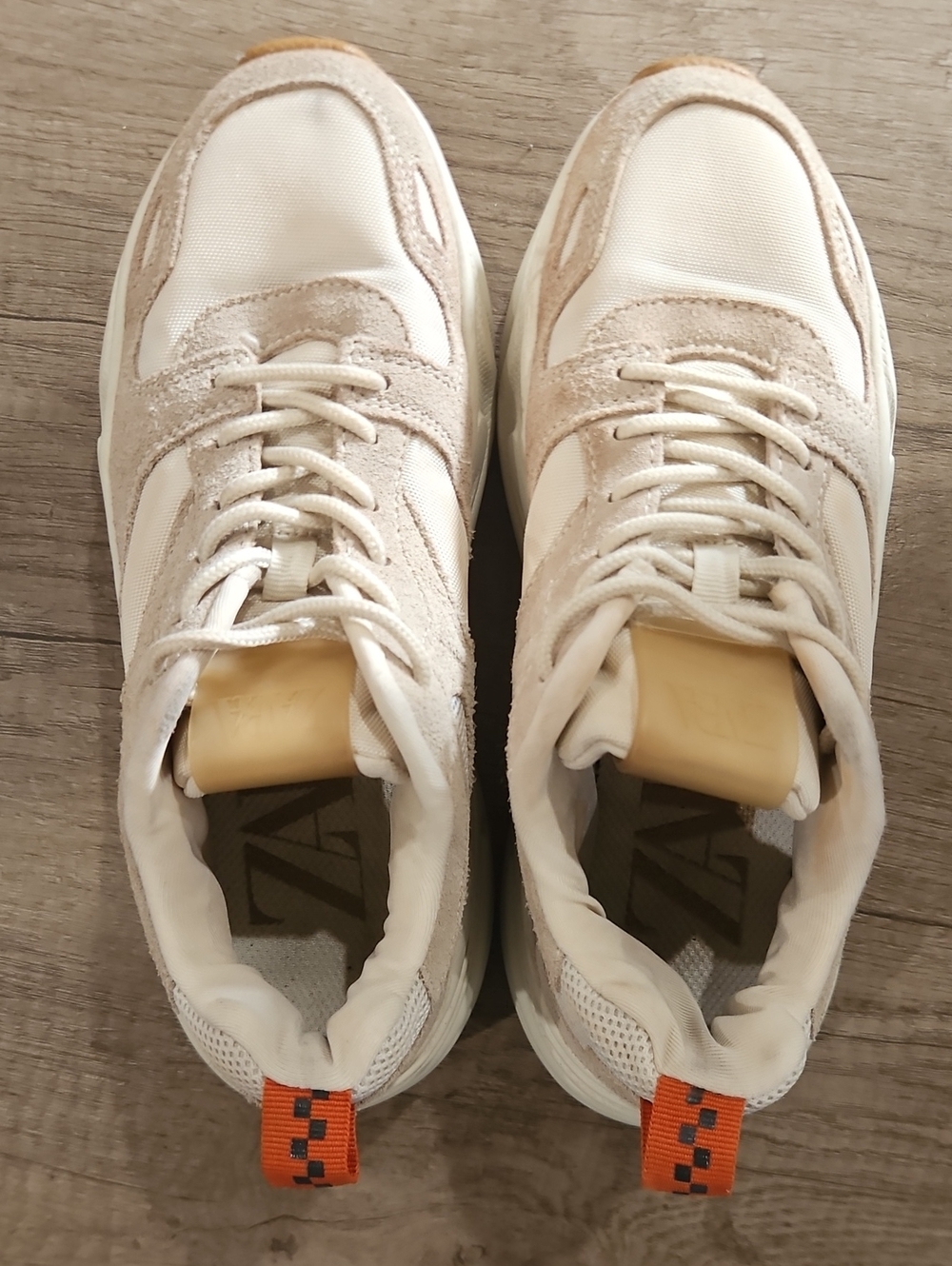 Zara Neutral Chunky Platform Sneakers - Women 36 - Picture 6 of 14